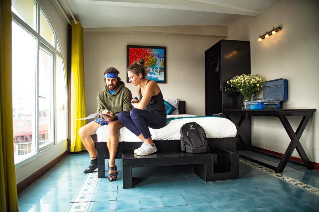 Vietnam Backpacker Hostels - Downtown Hanoi Bagian luar foto